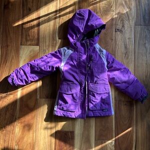 Lands' End Purple Kids Winter Jacket